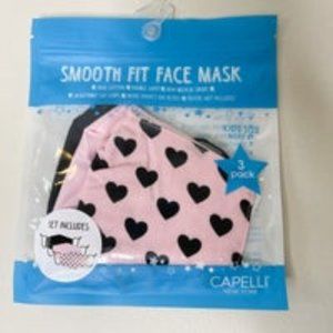 NEW Capelli New York 3 Pack Face Masks Age5+